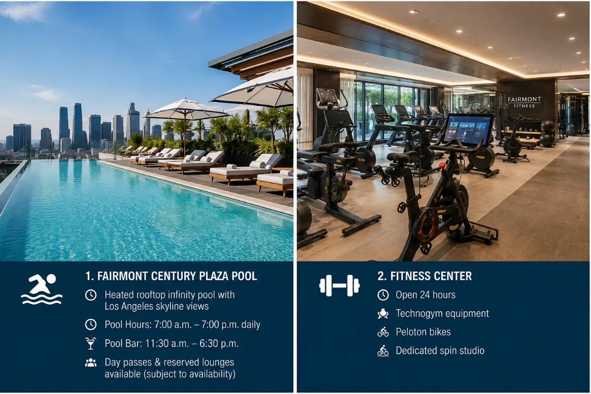 Rooftop Pool and Fitness Center