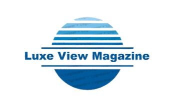 The logo of Luxe View Mag, characterized by its stylish font and upscale design, symbolizing elegance and sophistication.