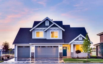 https// mobilehomeexteriors.com with a garage and driveway, emphasizing a neat and organized exterior in a suburban setting.