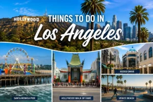 Things to Do in Los Angeles featuring Hollywood, Santa Monica Pier, Rodeo Drive, and Venice Beach
