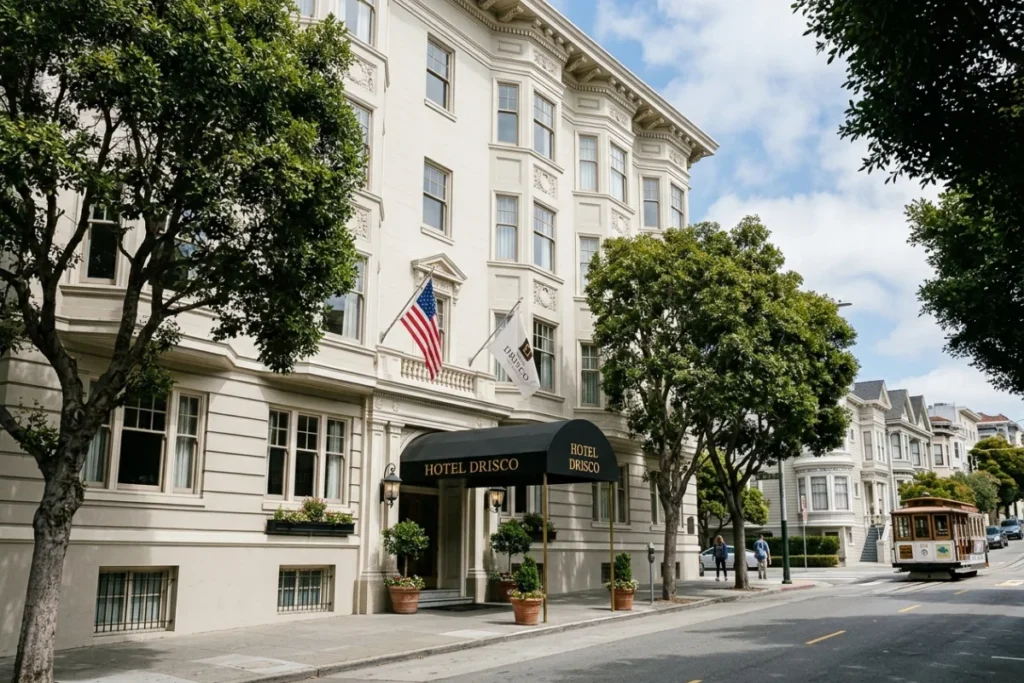 Pull up to Hotel Drisco San Francisco for the first time, and you may wonder whether your driver took a wrong turn.