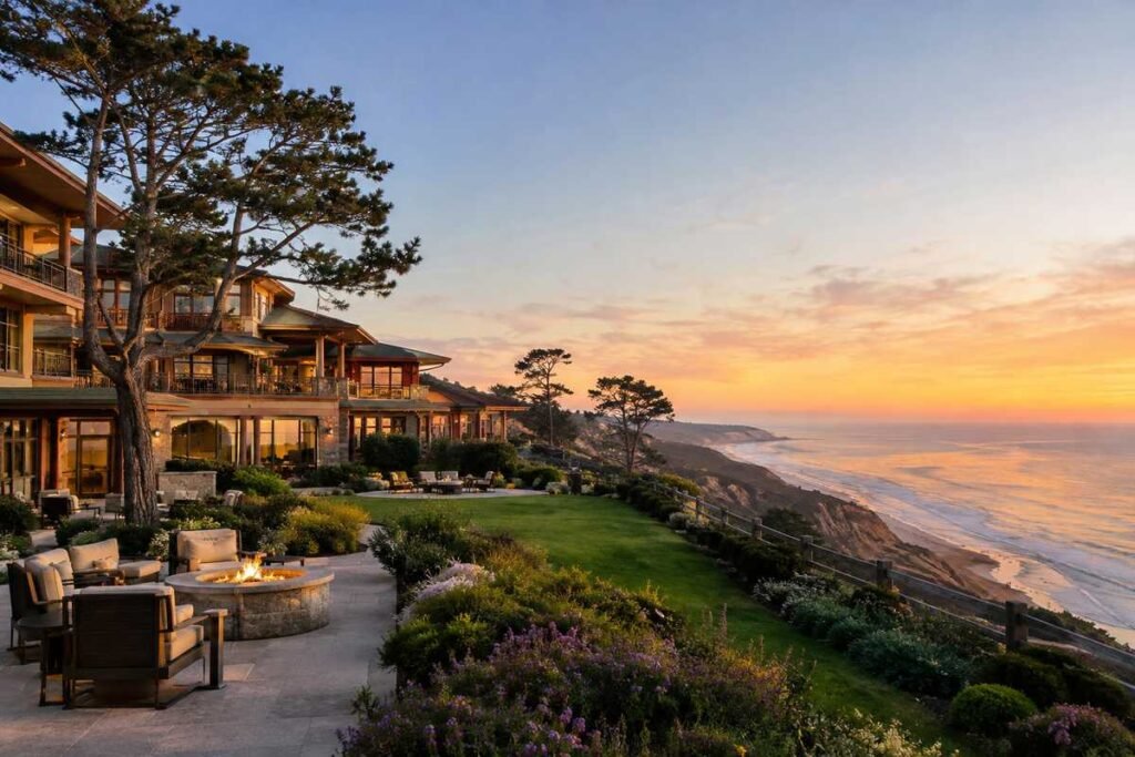 The Lodge at Torrey Pines overlooking the Pacific Ocean