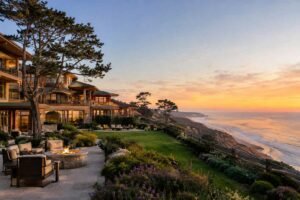 The Lodge at Torrey Pines overlooking the Pacific Ocean